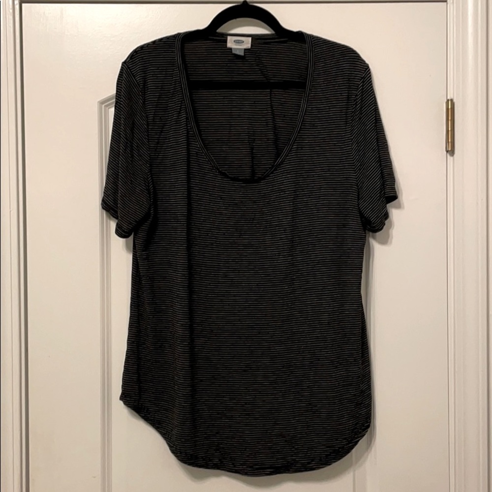 Old Navy scoop-neck stripes t-shirt